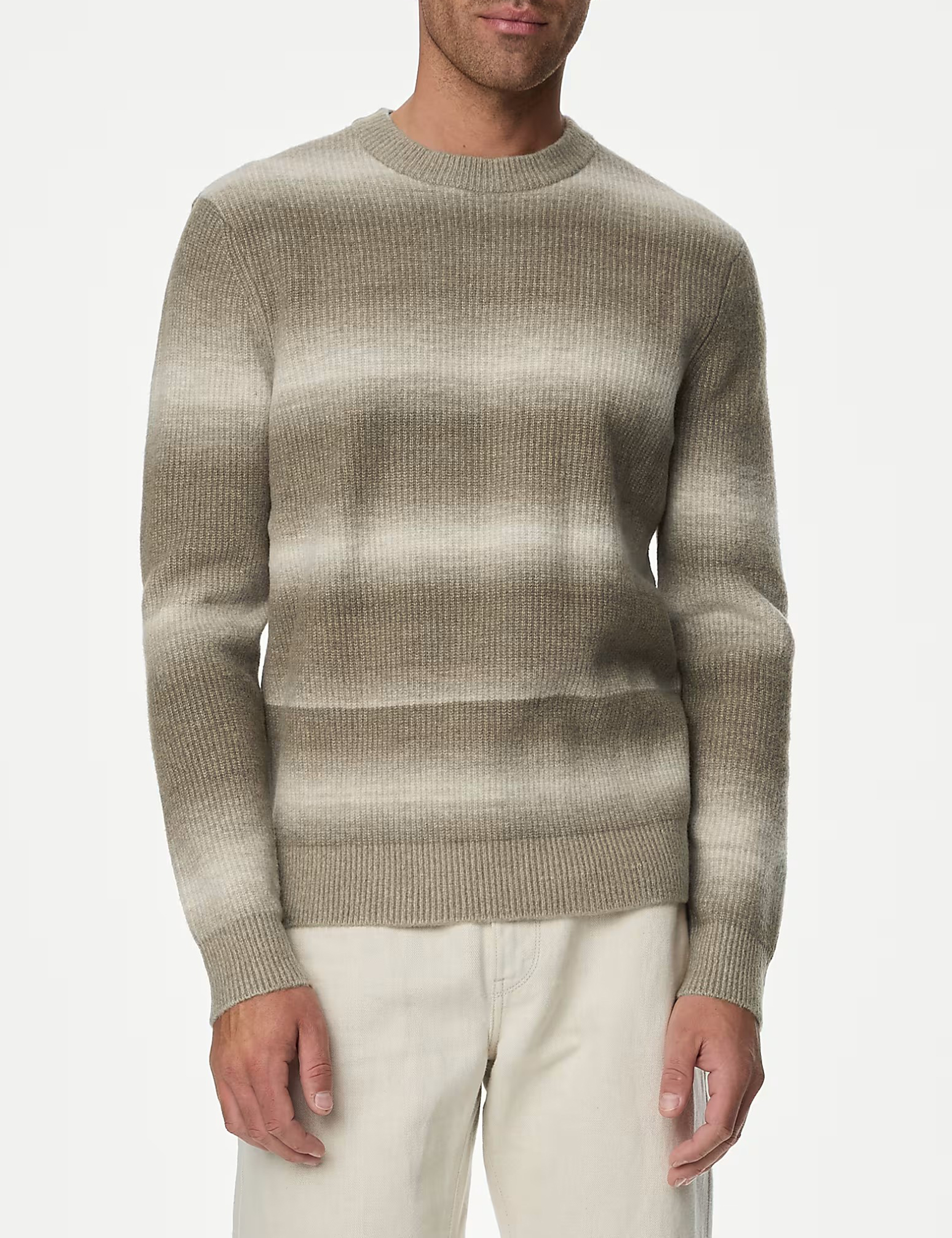 Supersoft Striped Jumper with Wool