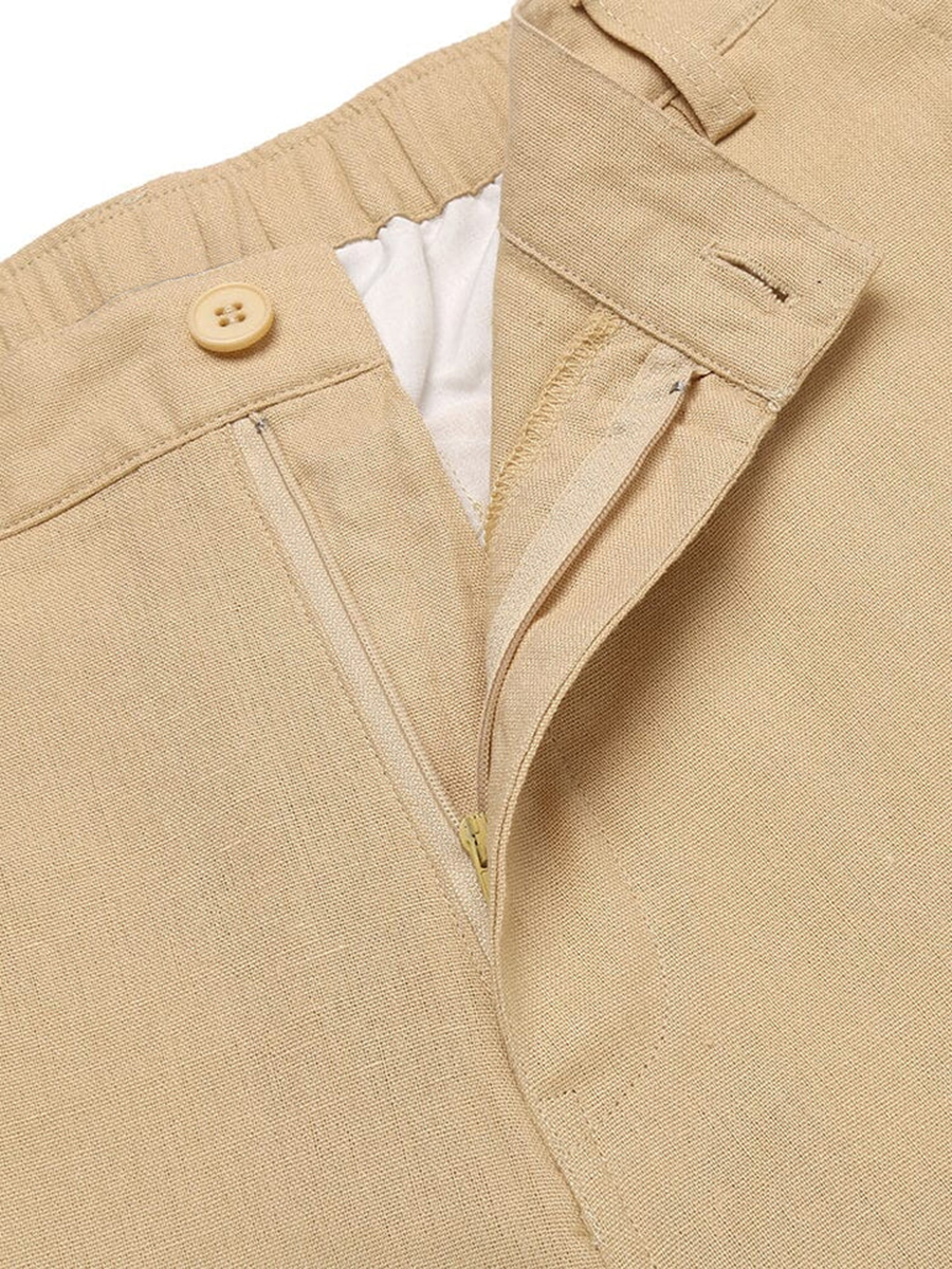 Breathable lightweight linen pants