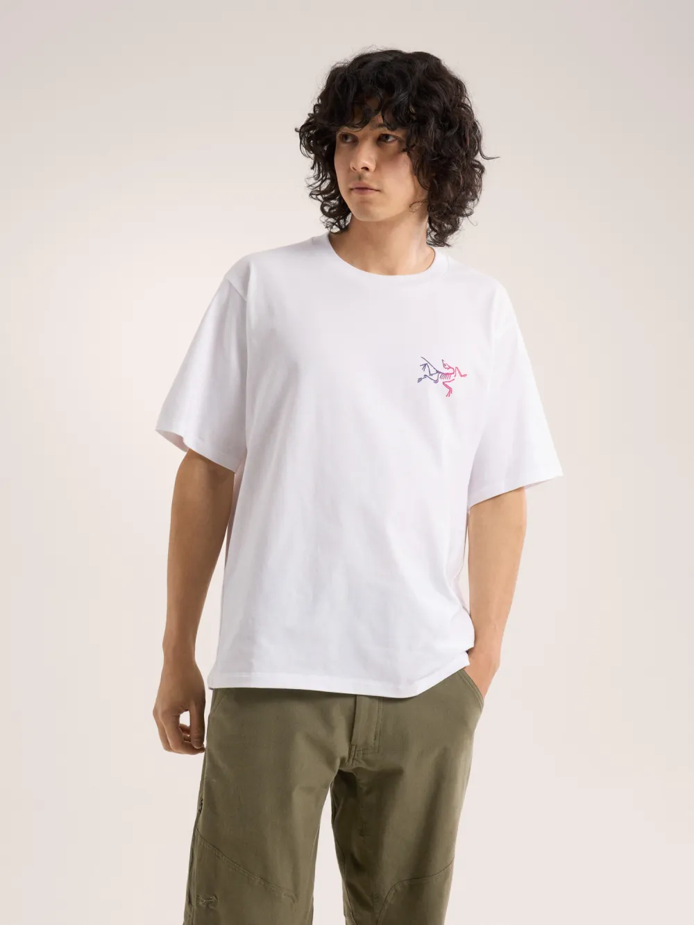 Kragg Cotton Logo Shirt SS Men's