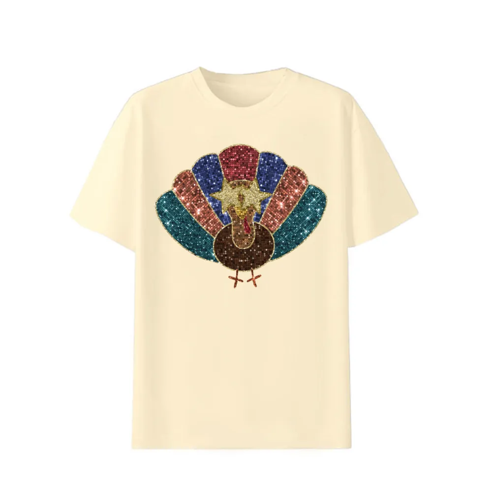 Thanksgiving Shiny Turkey T-shirt