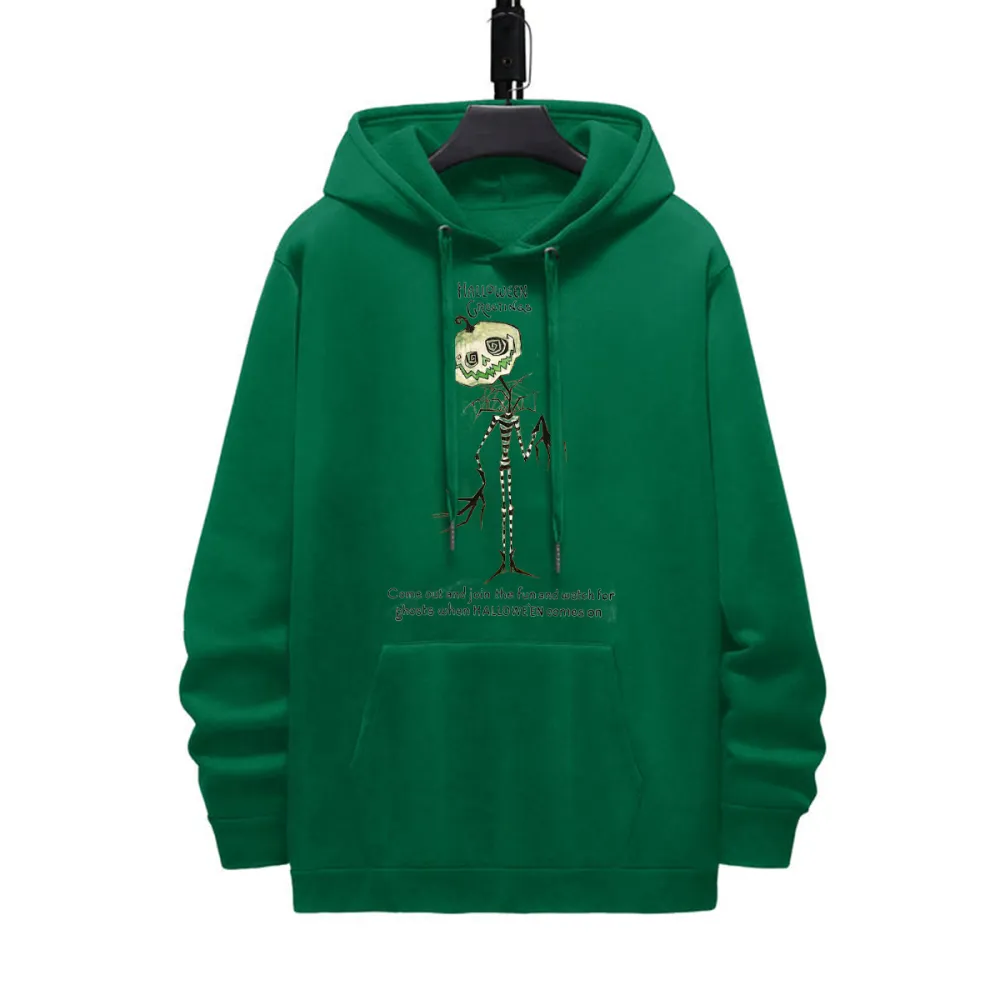 Skull Pumpkin Halloween Hoodie