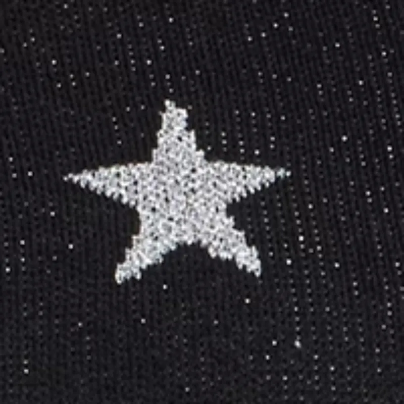 Metallic Star Pullover Sweater