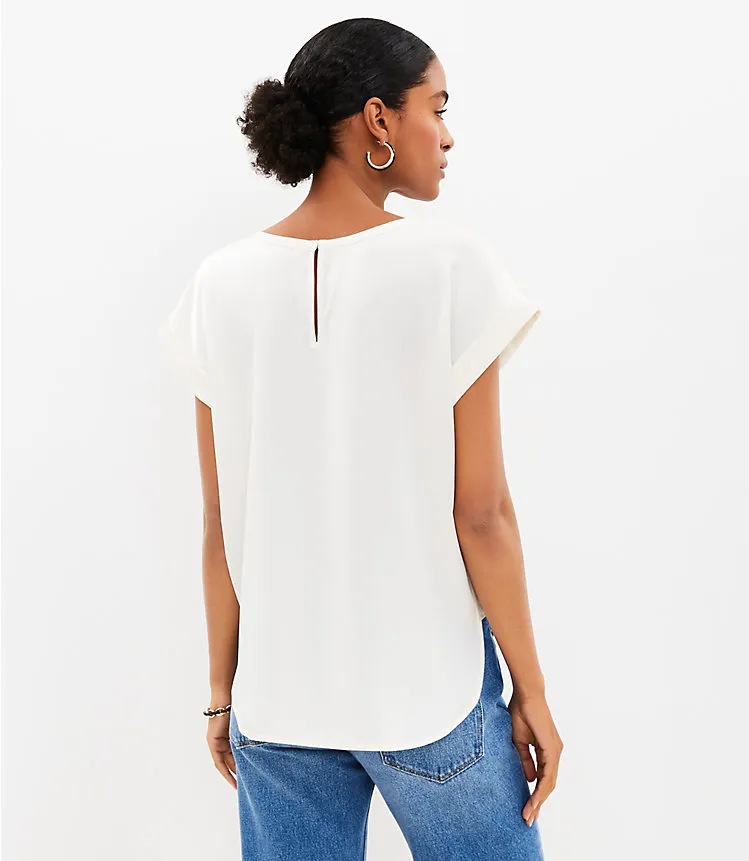 Satin Pocket Tee