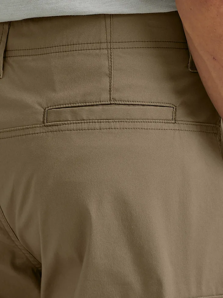 ATG BY WRANGLER™ MEN'S FLEX CARGO SHORT IN DUSTY OLIVE