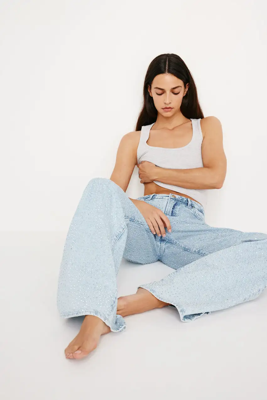 GOOD EASE RELAXED SPARKLE JEANS