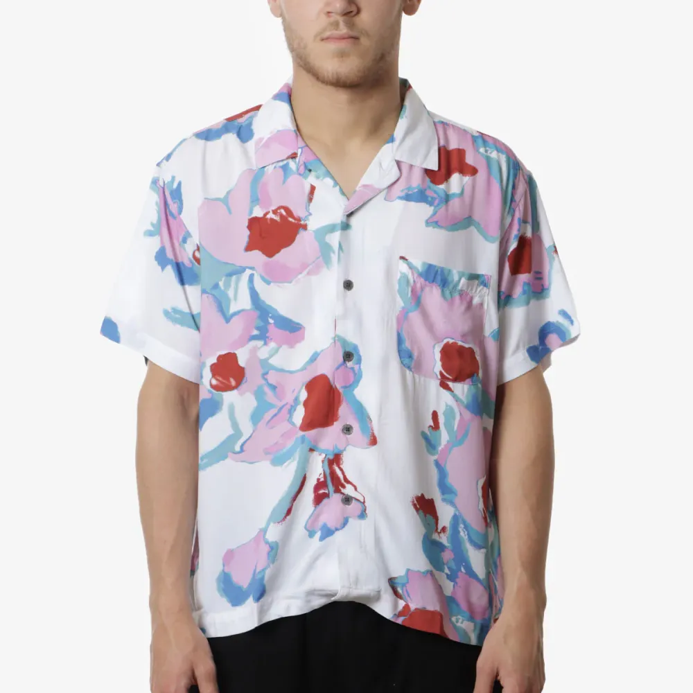 Acrylic Flower Woven Shirt