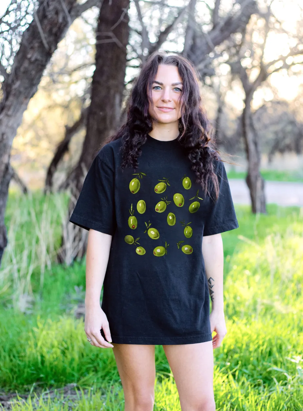 Women's Fruit Art Printed T-shirt