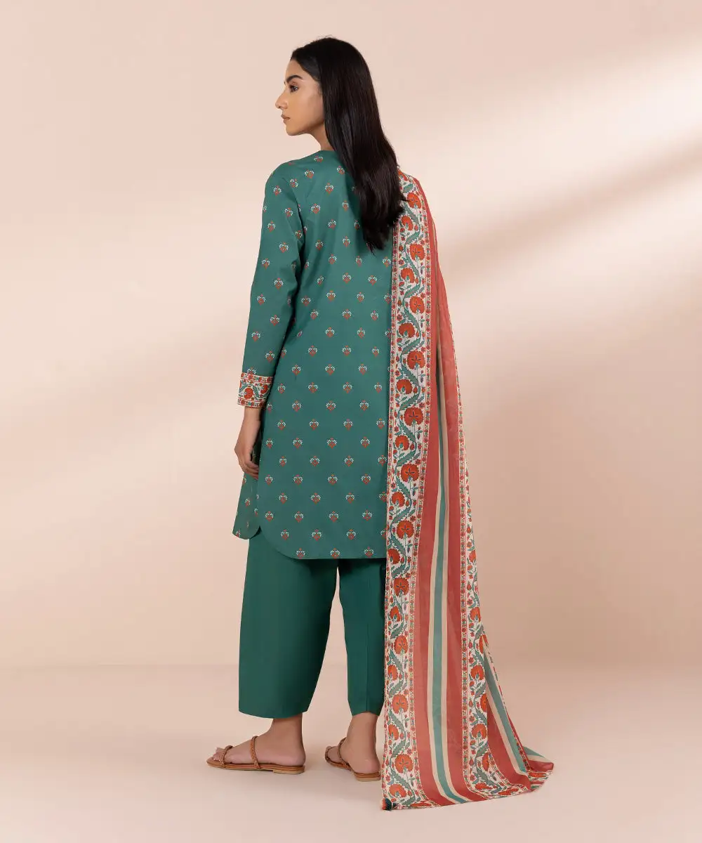 3 Piece - Printed Lawn Suit