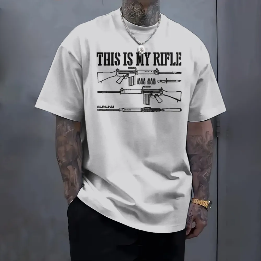 This Is My Rifle Men T-shirt,Short Sleeve,T-shirt Size S-4XL