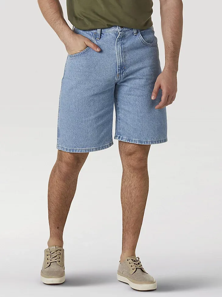 WRANGLER RUGGED WEAR® RELAXED FIT SHORT IN VINTAGE INDIGO