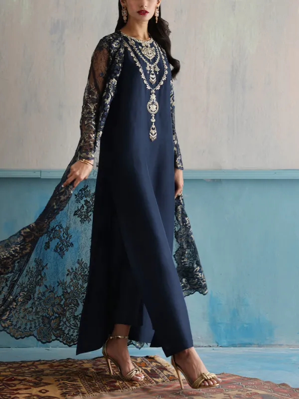 Elegant embroidered kaftan