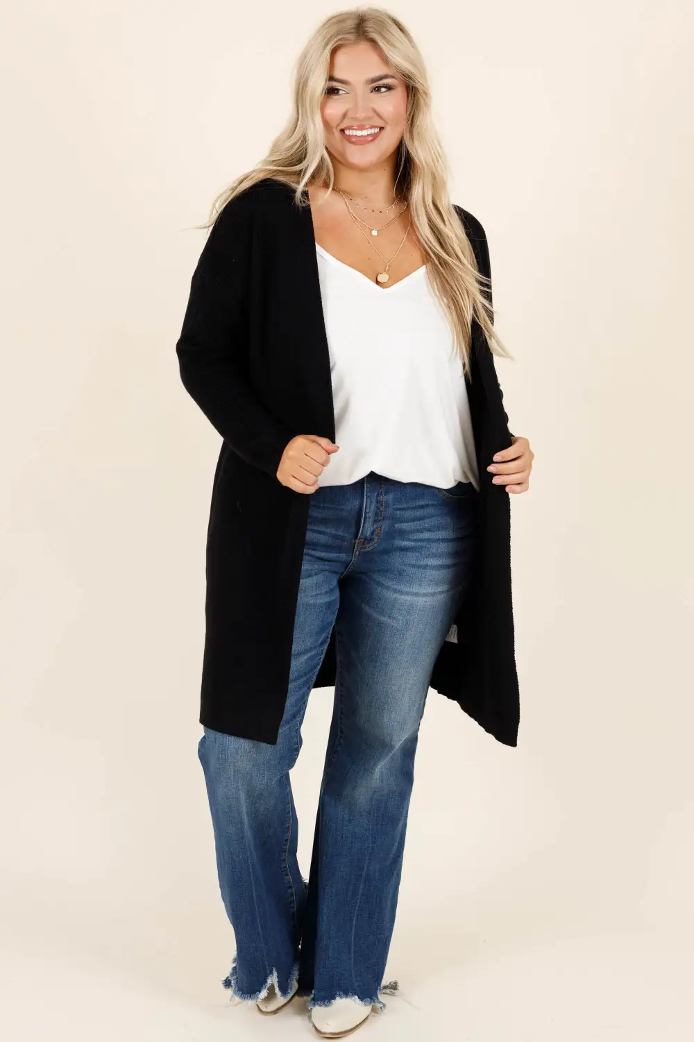 Realize To Realign Cardigan, Black