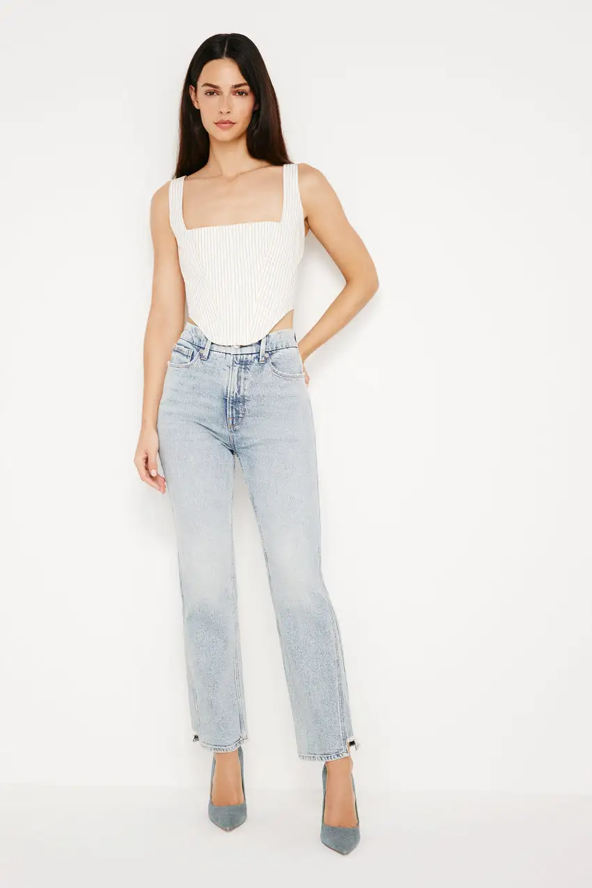 GOOD CURVE STRAIGHT JEANS