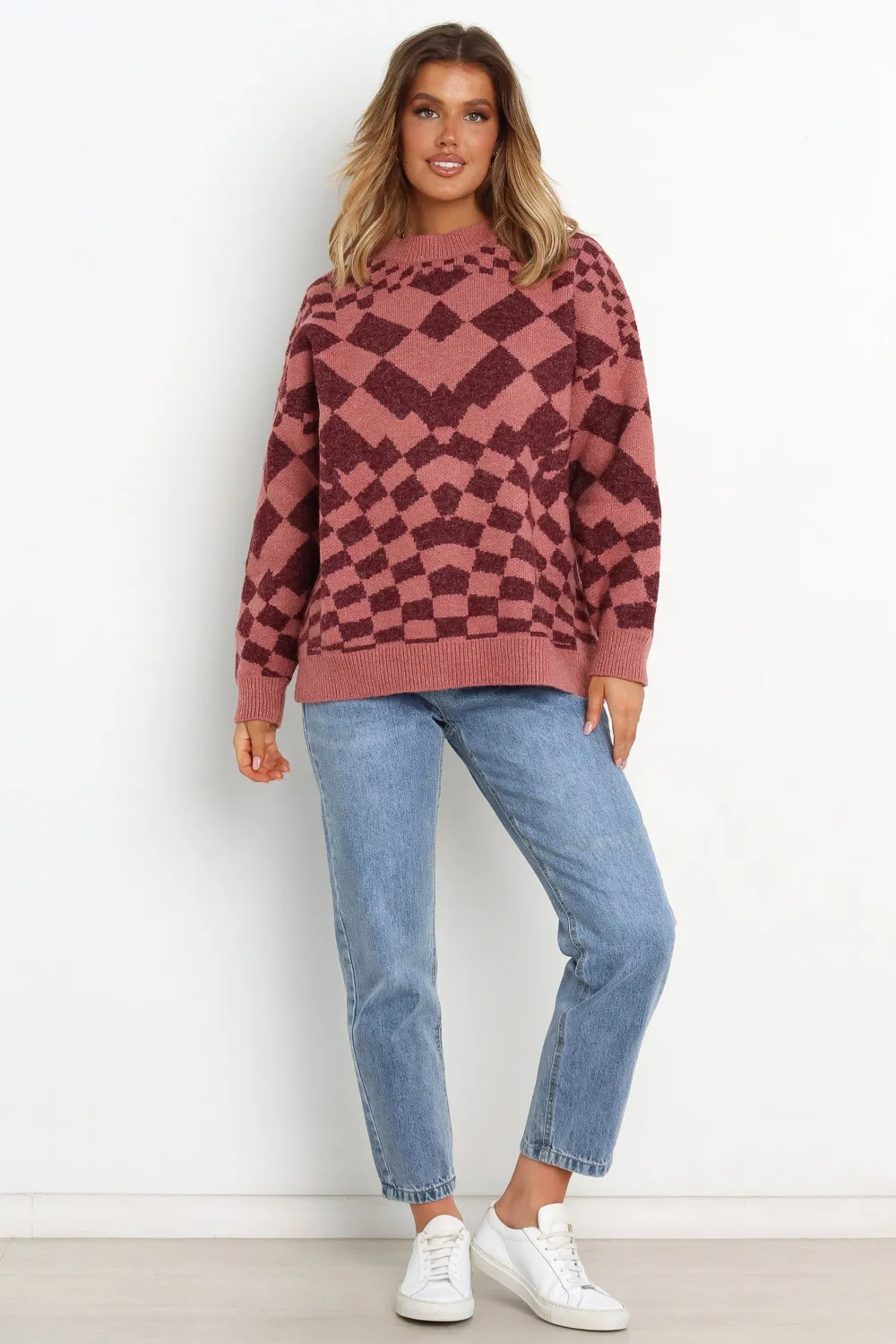 Lily Knit Sweater - Pink