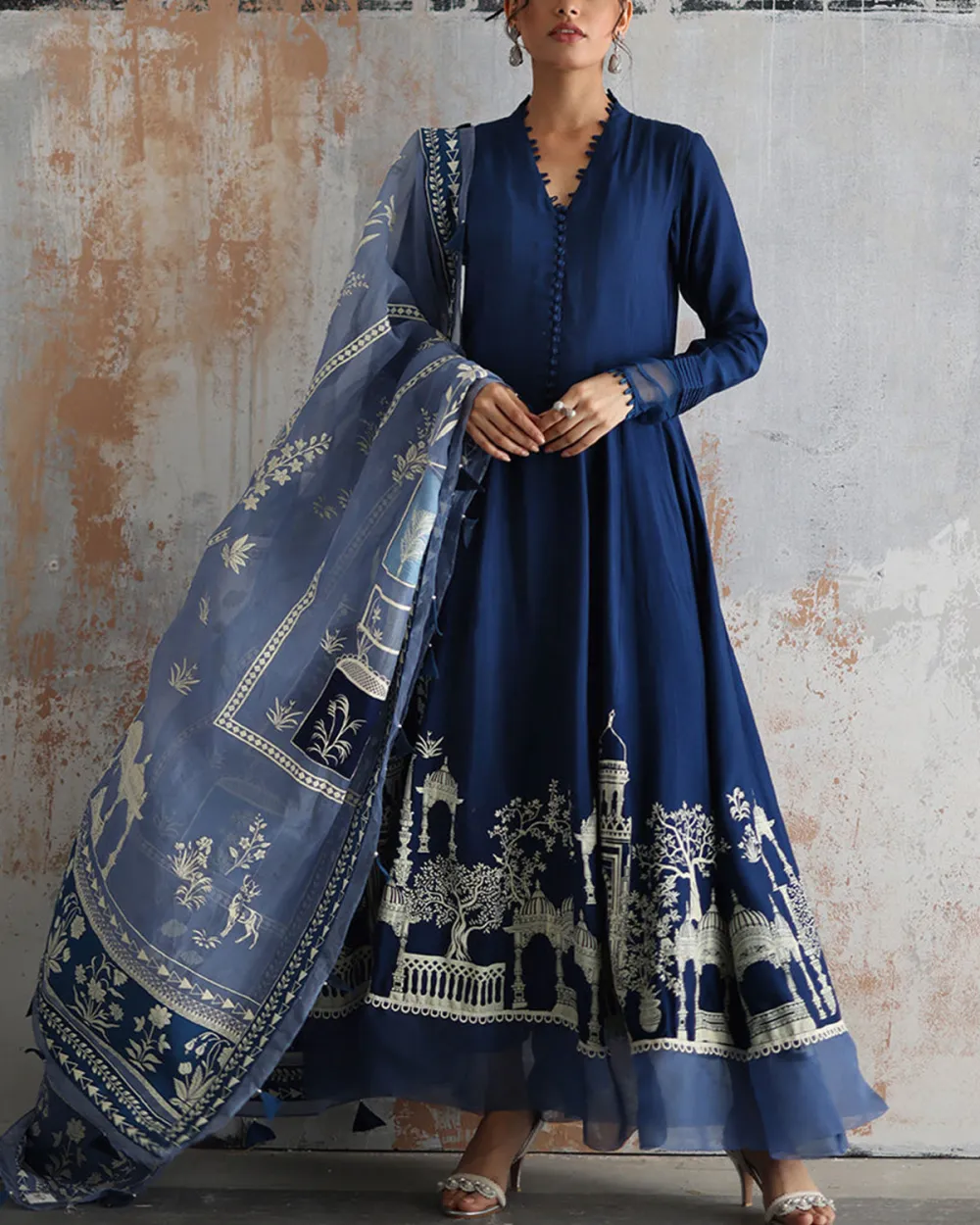 Enchanting Indigo kaftan