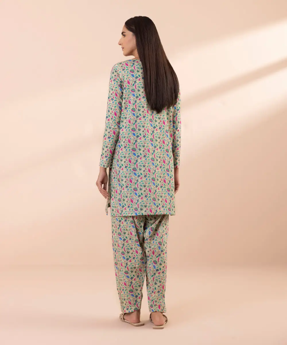 2 Piece - Printed Lawn Suit