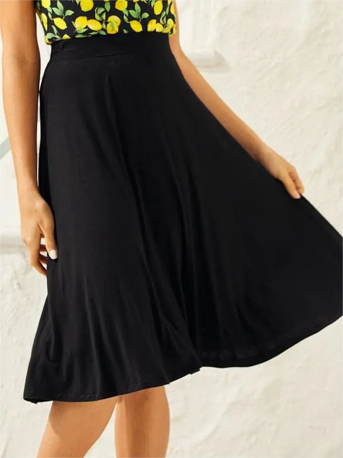 Excellence Attained Knit A-Line Skirt