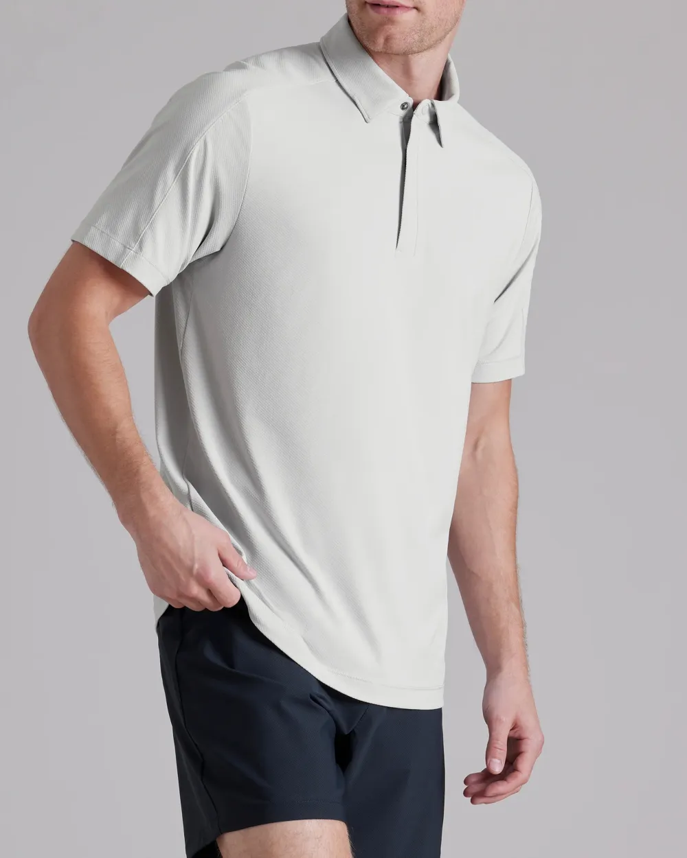 Men's Solid Polo Shirt