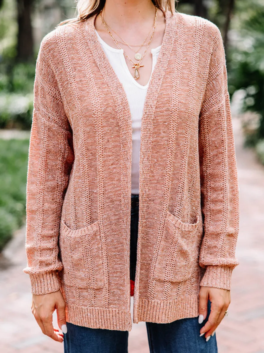 Knitted Brown Cardigan