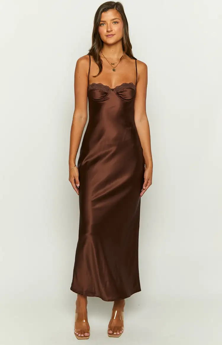 Scarlette Brown Maxi Dress