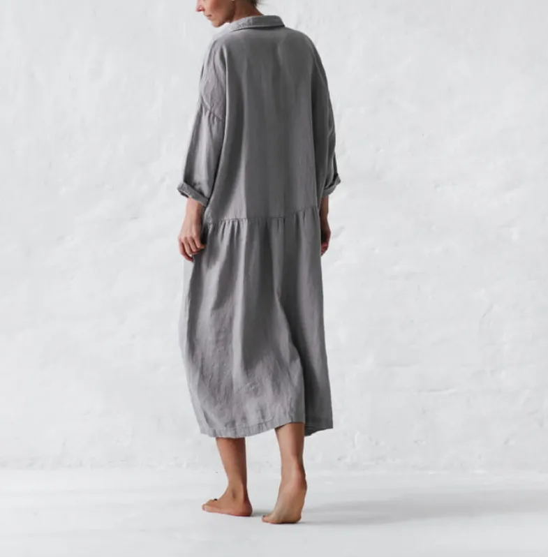 Minimalism Oversized  Shirt Dress