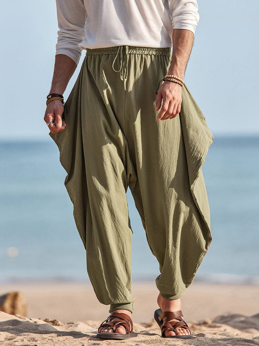 Retro Casual Pants - Lightweight & Breathable