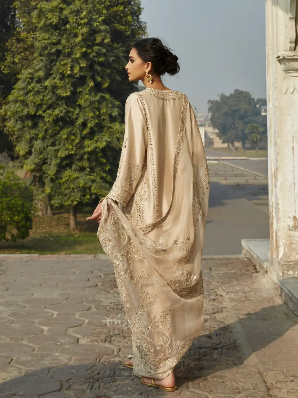 NIMR KURTA W/ SKINNY SHALWAR & DUPATTA