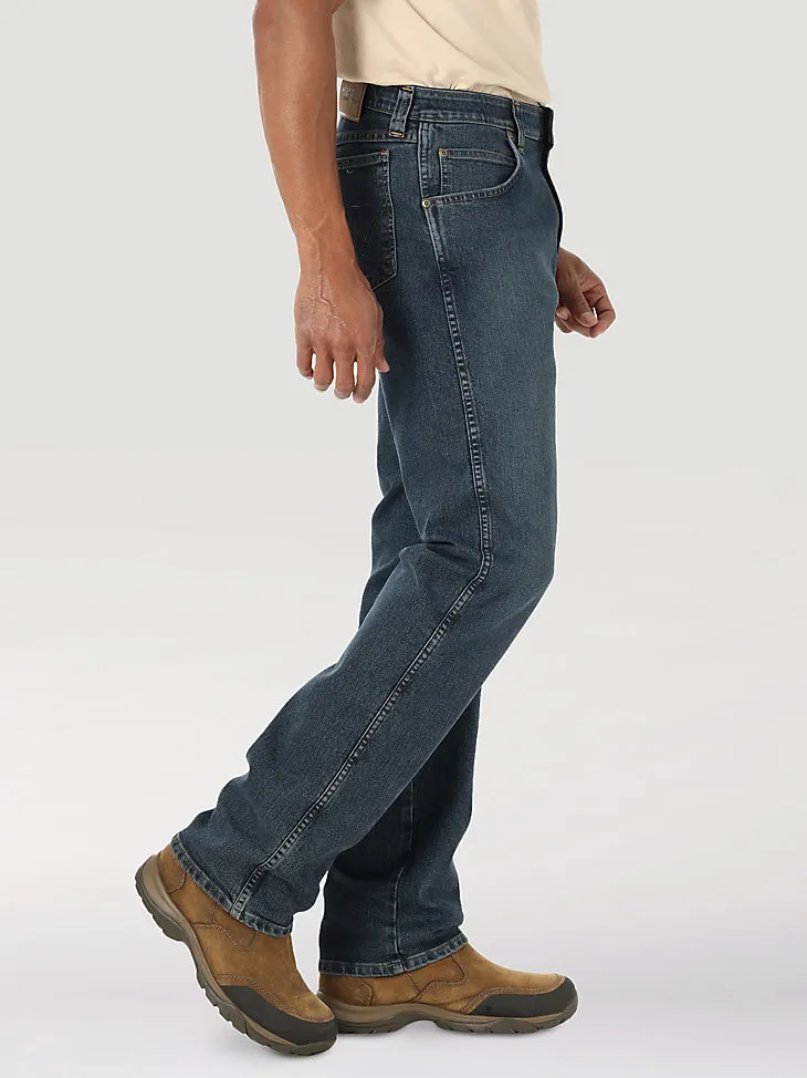 WRANGLER RUGGED WEAR® PERFORMANCE SERIES REGULAR FIT JEAN IN MID INDIGO