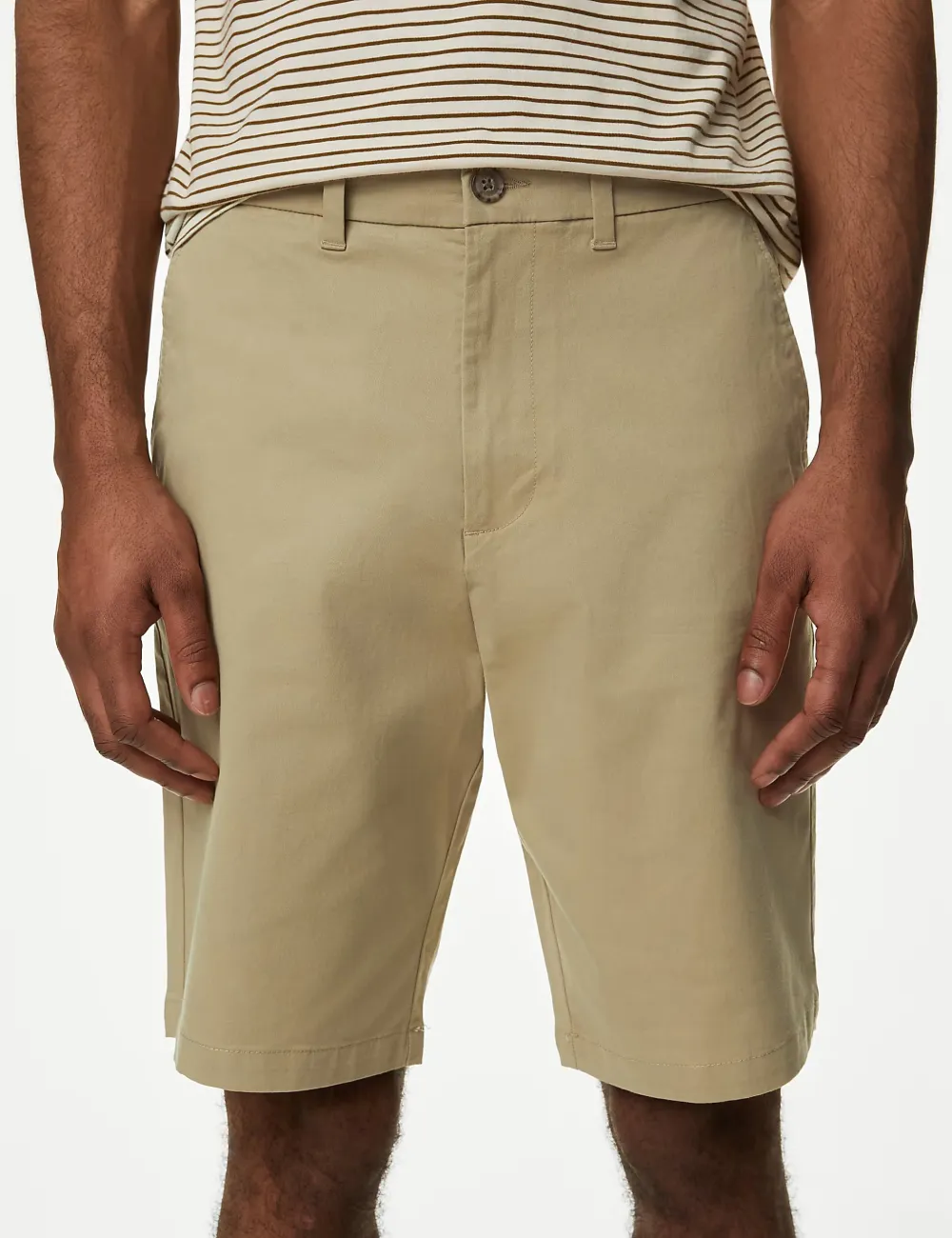 Loose Fit Stretch Chino Shorts