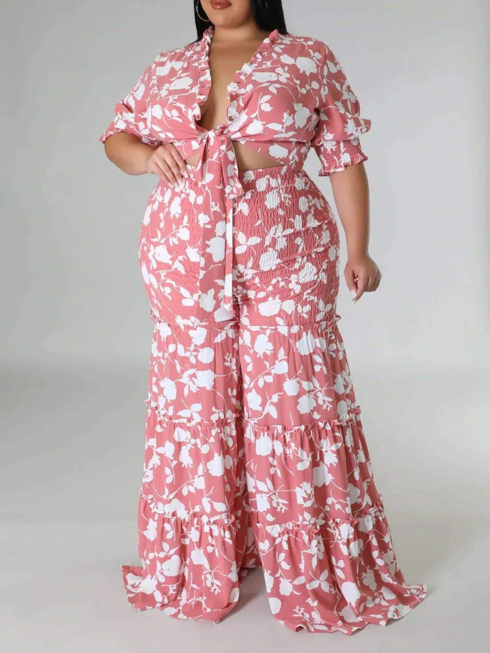 Plus Size Women'S Fashion Baby Pantsuit