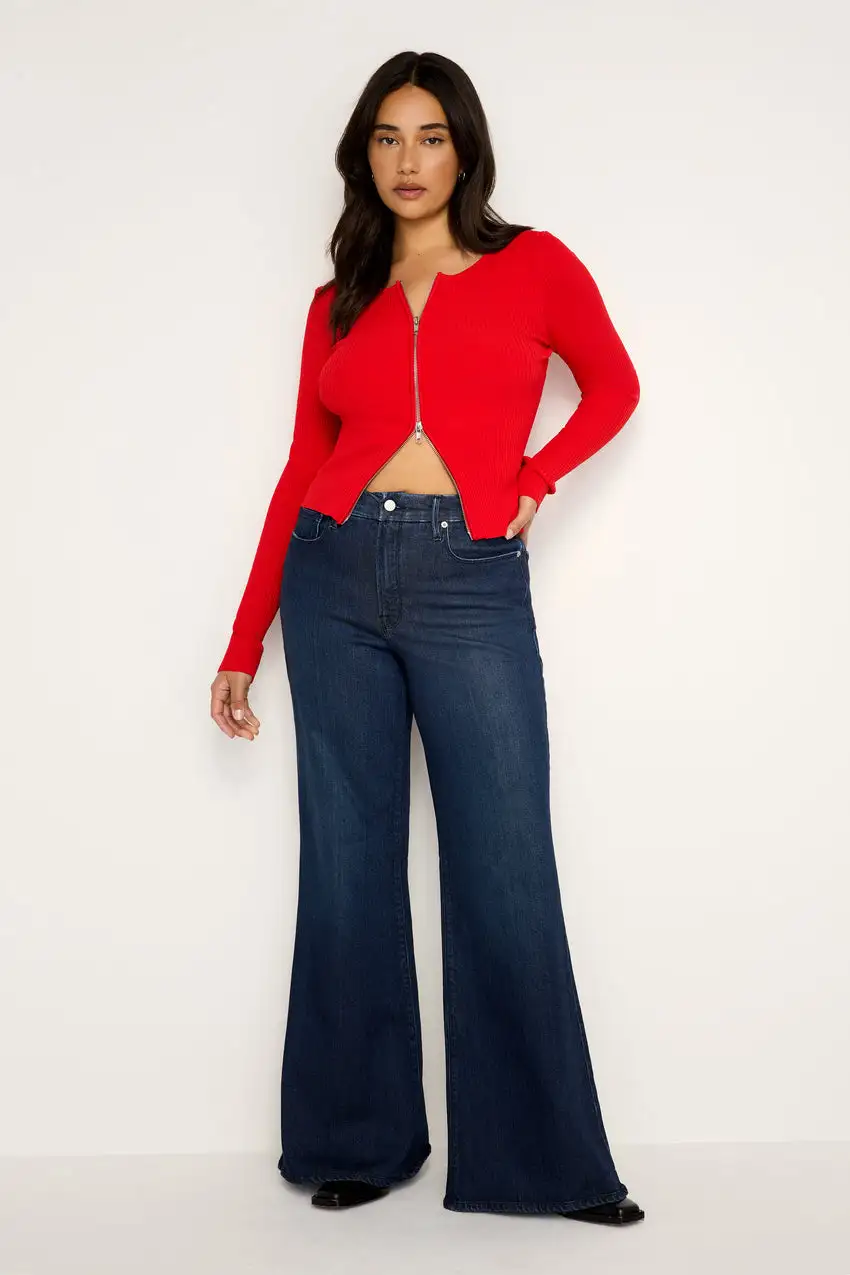 SOFT-TECH GOOD WAIST PALAZZO JEANS