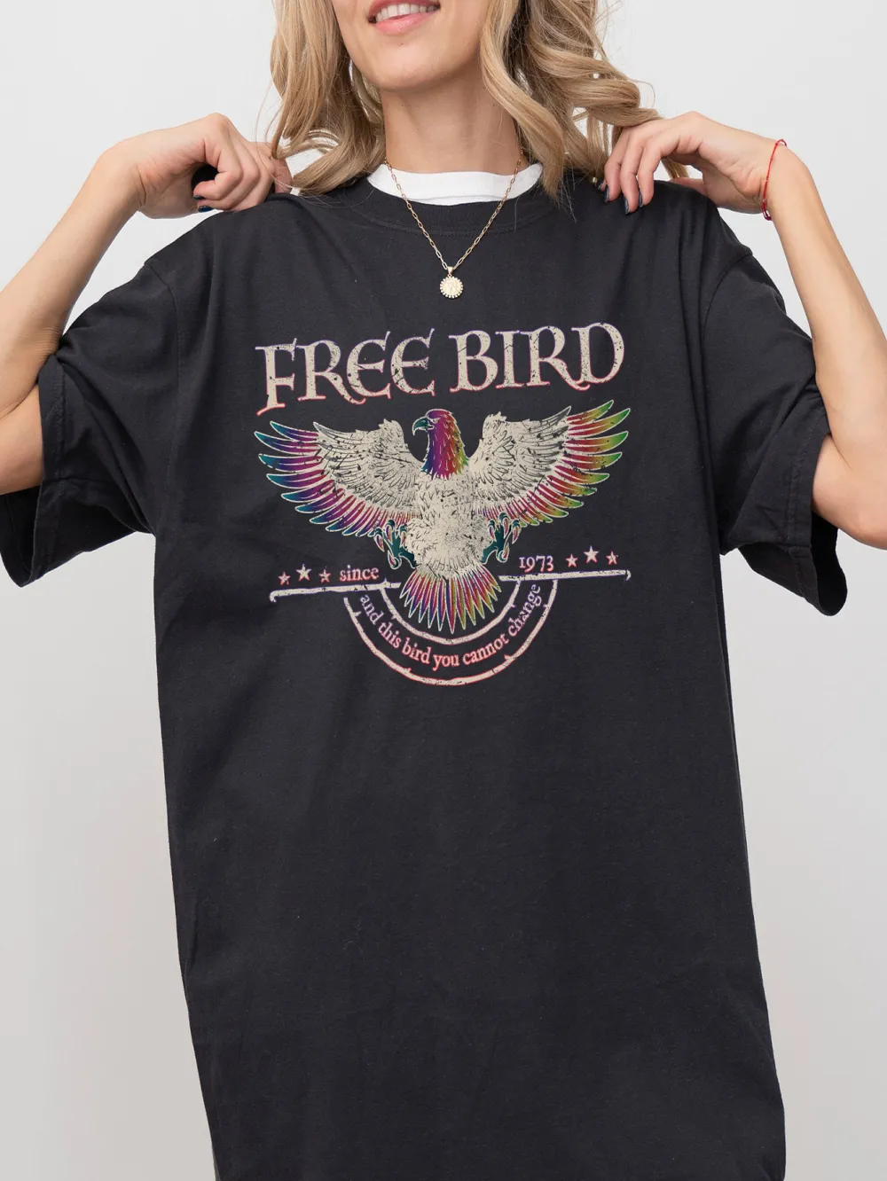 Free bird  lady T-shirt