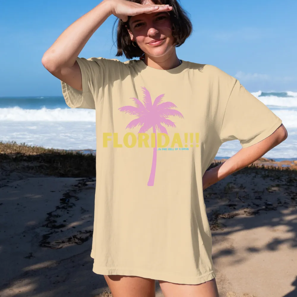 Women's Florida!!! Crew Neck Loose Tee