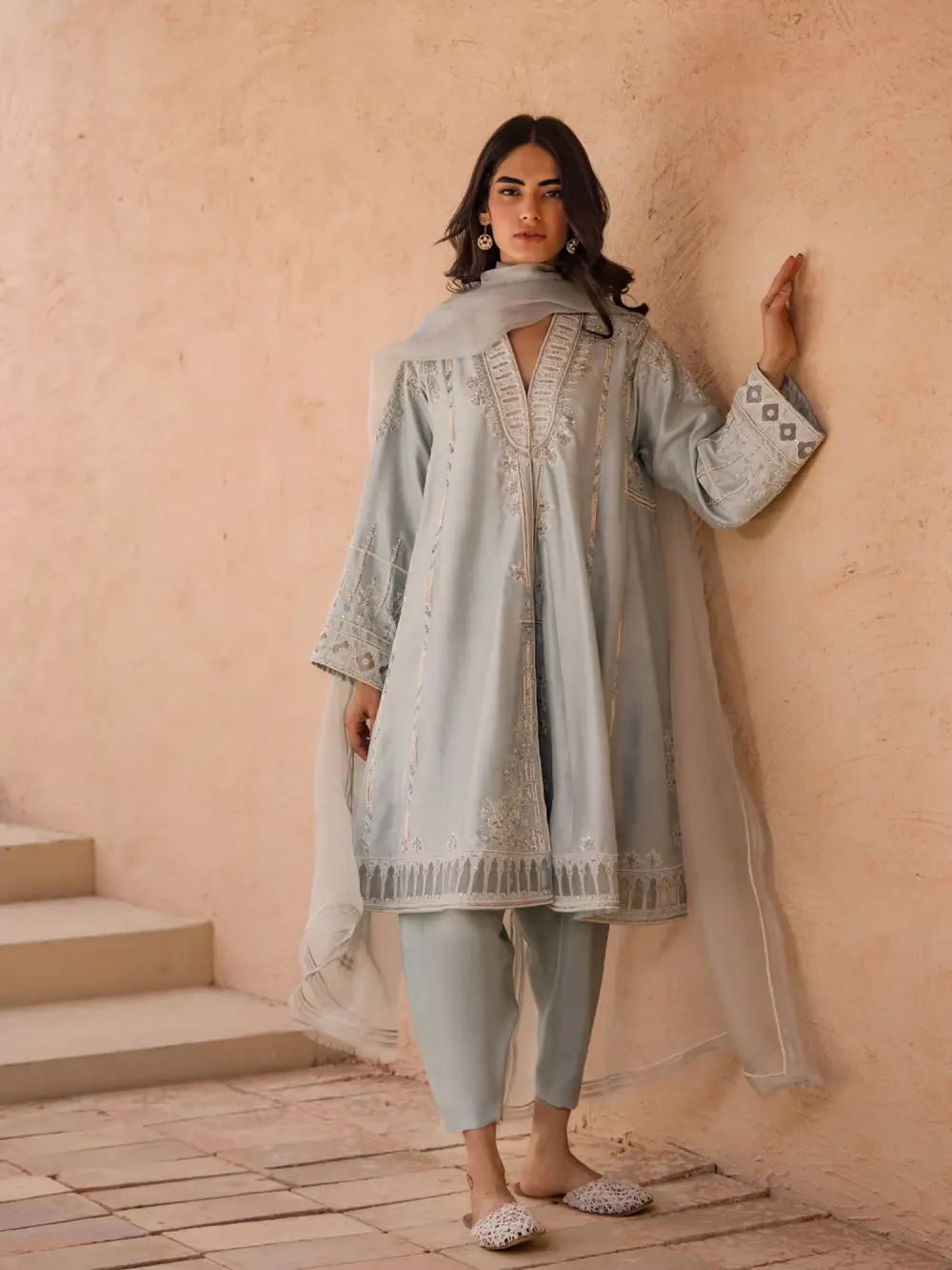 JEHAN KURTA W/ SKINNY SHALWAR & DUPATTA