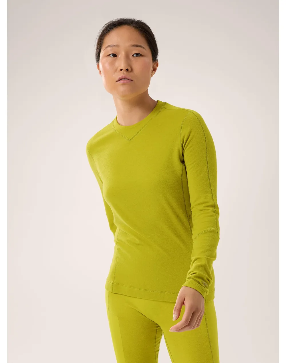 Rho Merino Wool Crew Neck LS Women's