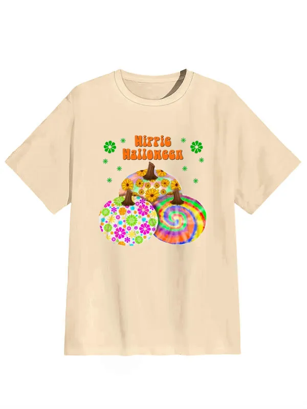 Hippie Halloween Graphic T-shirt