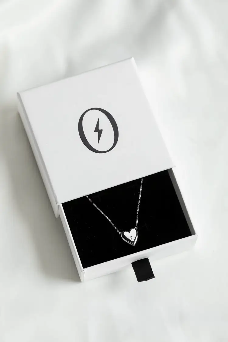 Lovestruck Lou Lewi Silver Necklace