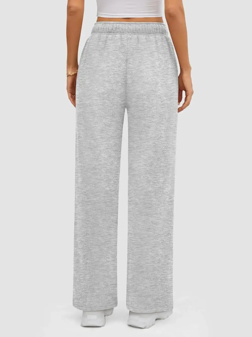 Baggy Sweatpant Fleece Lined Straight Leg Pants