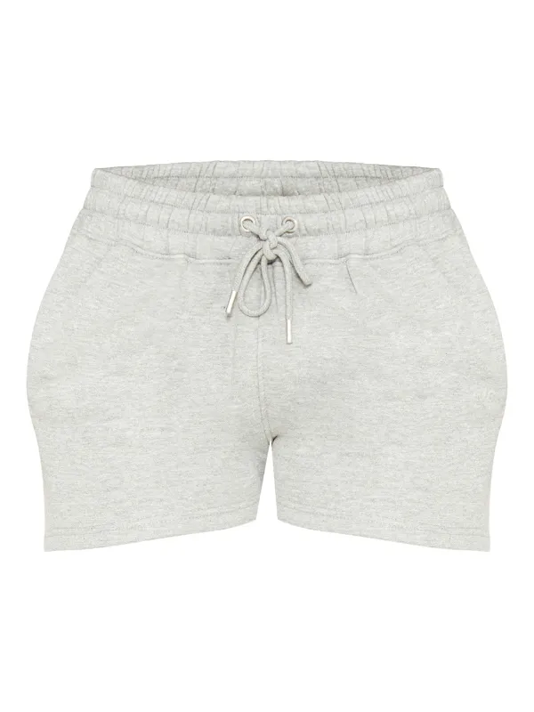 Grey Embossed Detail Shorts