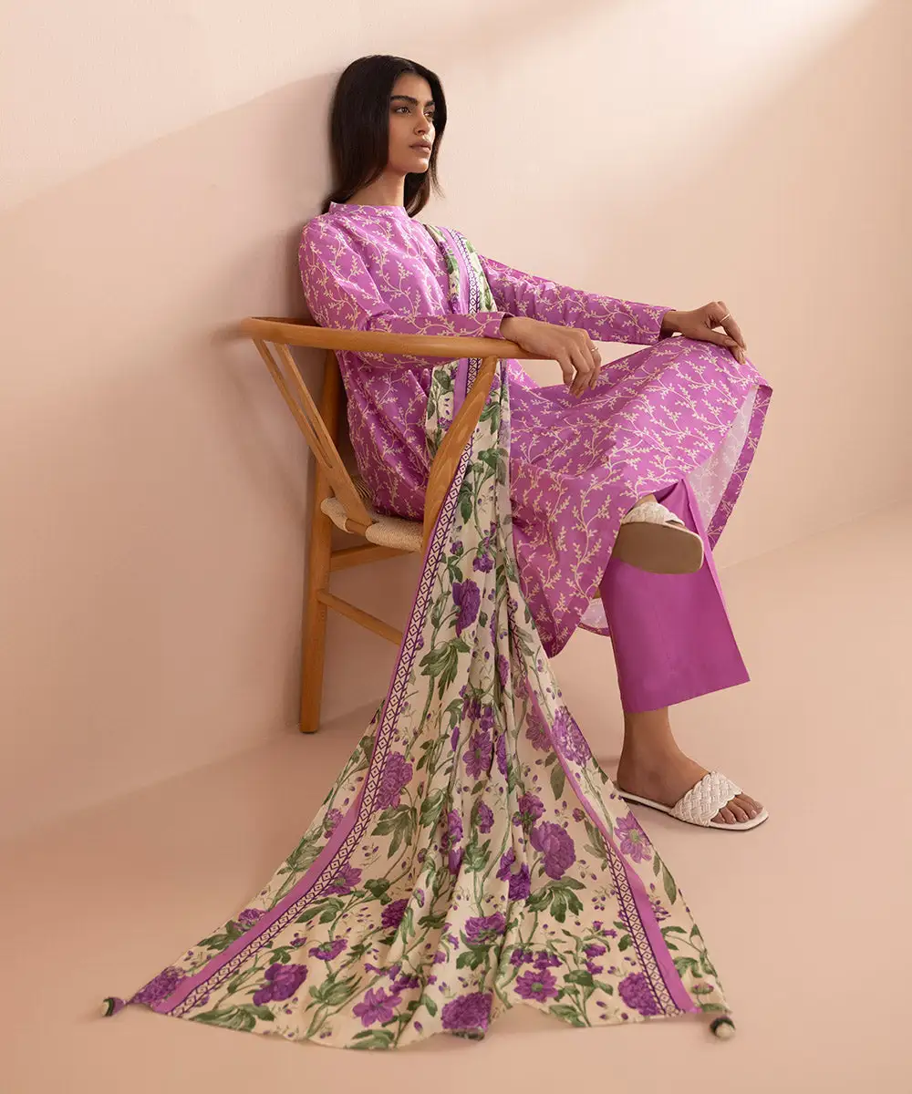 2 Piece - Printed Lawn Suit