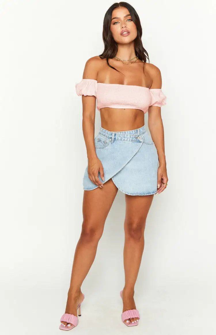 Molly Pink Crop Top