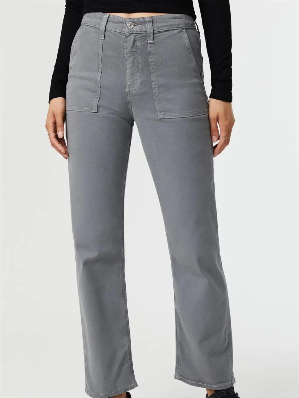 Shelia Front Pocket Straight Leg Pants