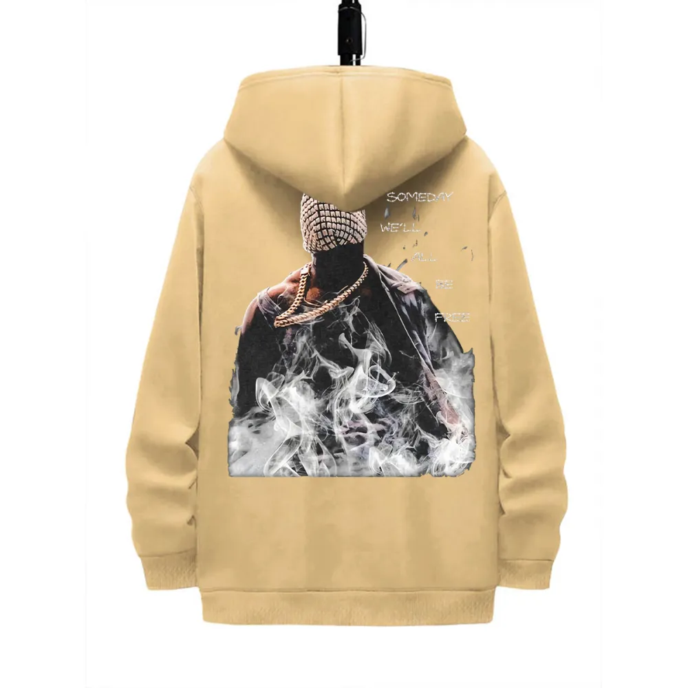 KANYE WEST-YEEZUS 2 SIDES Cotton Vintage Hoodie