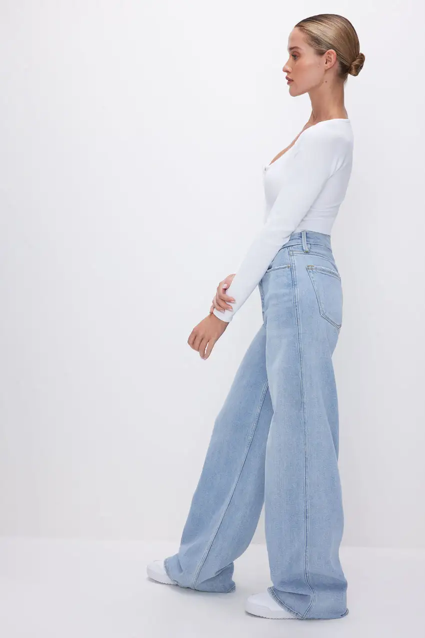 GOOD SKATE WIDE LEG JEANS