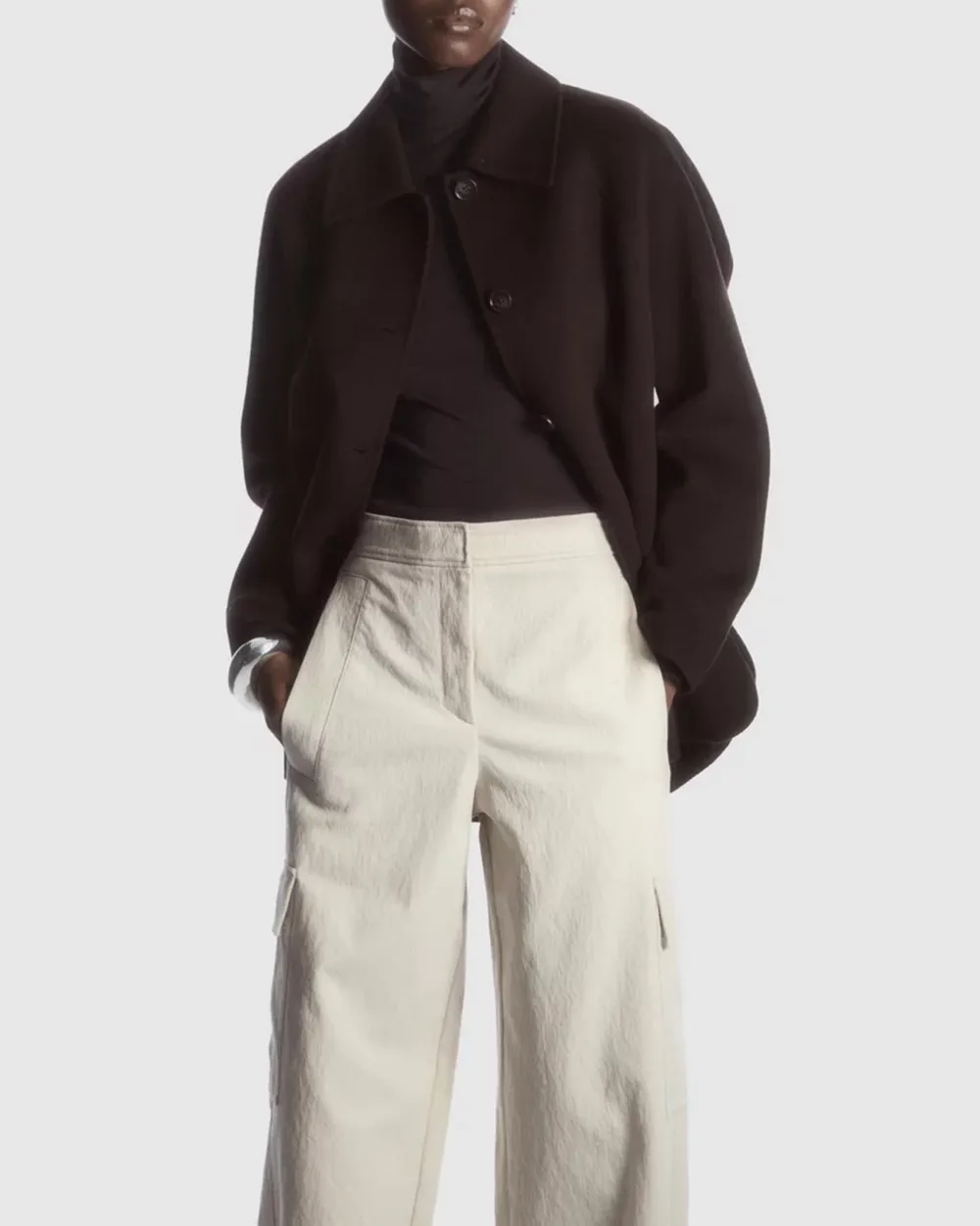 Wide-Leg Cargo Pants