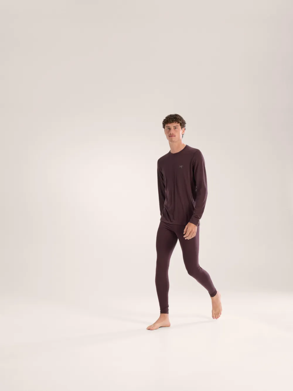 Rho Merino Wool Crew Neck LS Men's