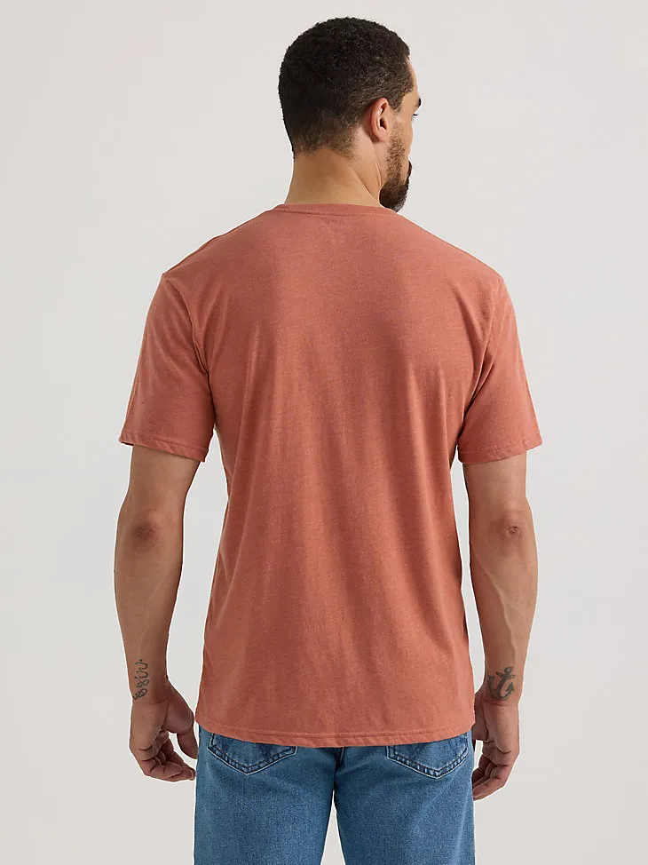 MEN'S BISON GRAPHIC T-SHIRT IN REDWOOD