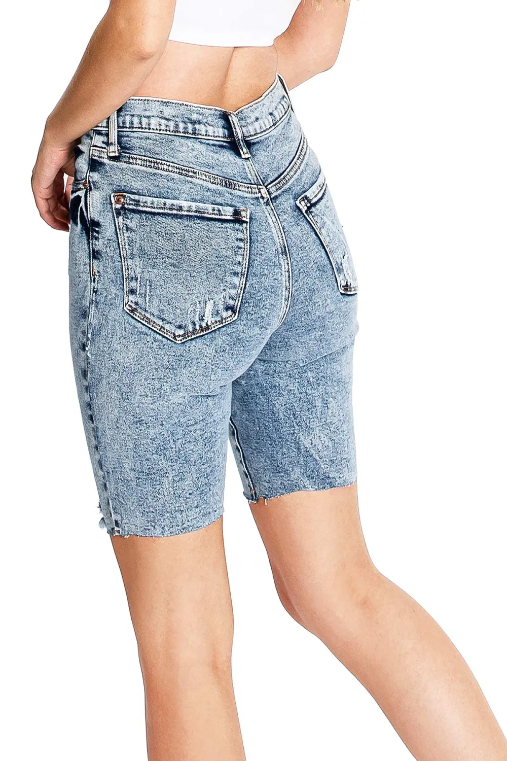 Cutoff Bermuda Shorts