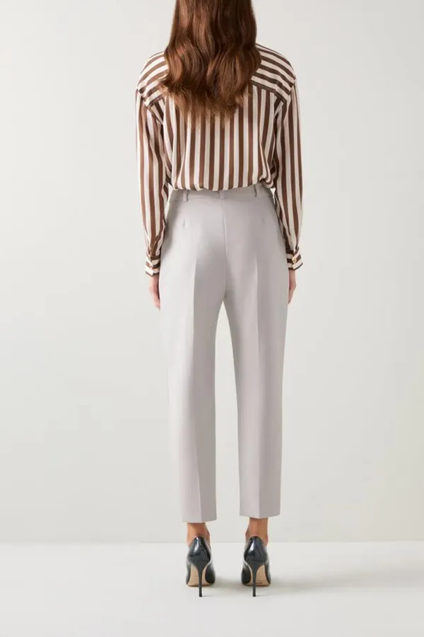 Putty Cigarette Leg Trouser