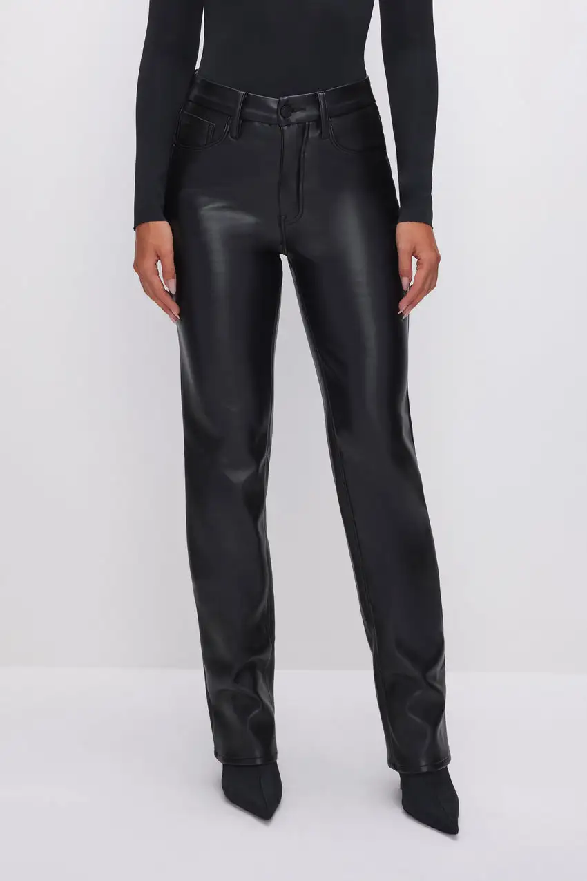 GOOD ICON FAUX LEATHER PANTS